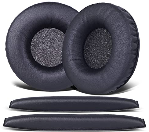 Lot de Coussinets de Rechange compatibles avec Casques Sennheiser Amperior HD25 et HD25-1 | Comprend 2 Coussinets pour Les écouteurs & 2 Coussinets pour l'arceau
