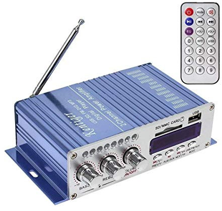 WINGONEER 12V Hi-Fi stereo amplificatore audio digitale USB SD DVD FM Audio Radio stereo MP3 altoparlante per auto Bluetooth amplificatore Hi-Fi