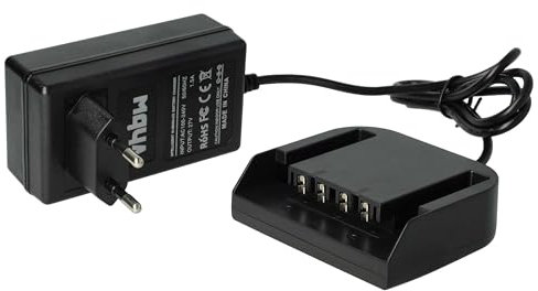 vhbw 220V Alimentatore caricabatterie cavo compatibile con Apparecchio Milwaukee PIW 14.4 HEX, PIW 14.4 SD, PJX 14.4 Power Plus, PJX12PP, PLD 14.4 X