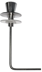 EDM Tirador de cisterna de WC Curvo T/Bajo (Envasado) - Acero Inoxidable 100% - Moderno - Izquierda