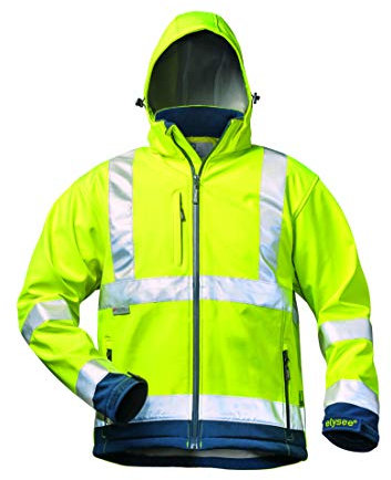 Elysee Warnschutzjacke Softshelljacke Jacke EN471 gelb Marine NEU OVP Gr. S-XXXL (L)