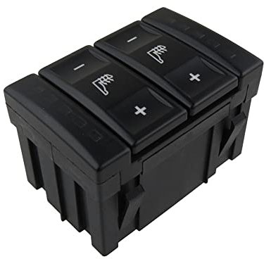 Druckschalter Elektrische Sitzheizung Schalter Beheizte Sitztaste 6M2T-19K314-AC BS7T-19K314-AB Für Ford Für Mondeo MK3 MK4 S-Max (Farbe : Schwarz)