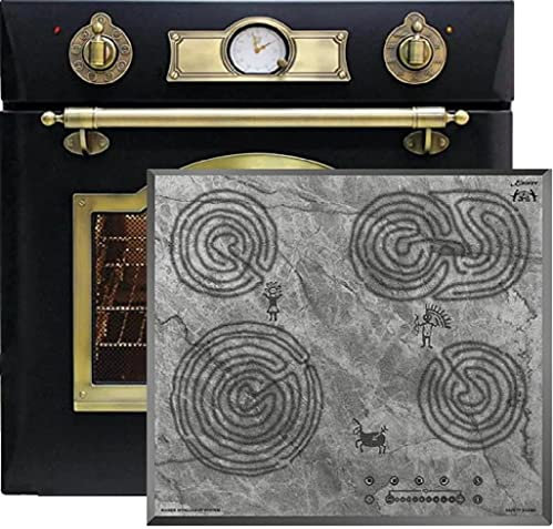 Kaiser Cuisinière-set Retro Four électrique EH 6355 EM +KCT 6715 F Ära Table de cuisson vitrocéramique 60 cm