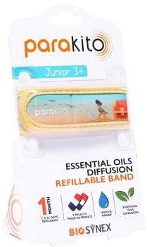 PARA'KITO Essential Oil Diffusion Mosquito Wristband | Kids (Pirate)