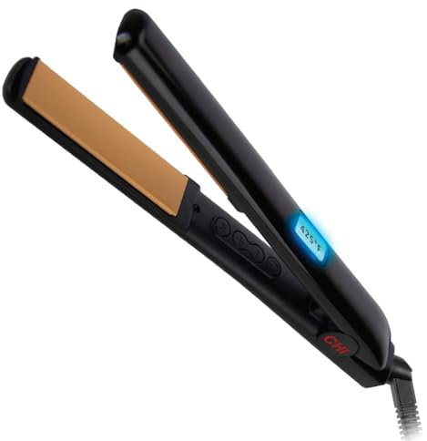 CHI Original Digital Ceramic Hair Straightener 1″ Flat Iron, Professional Tourmaline Hairstyling Tool for Smooth Frizz-Free Hair, Adjustable Digital Temperature Display, Salon-Quality Results