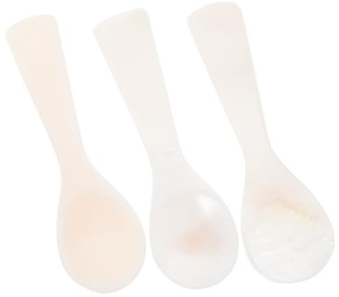 WATIIFUFU 3stücke Teiliges Kleine Dessertlöffel Design Dekorative Servierlöffel Für Eiscreme Und Desserts Für Zuhause Cafés Und Restaurants