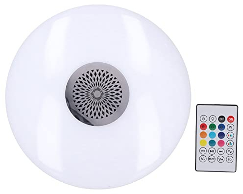 YWBL-WH Lampadina Intelligente E27 con Altoparlante Bluetooth e Luce RGB Telecomando per Feste e Atmosfera Domestica