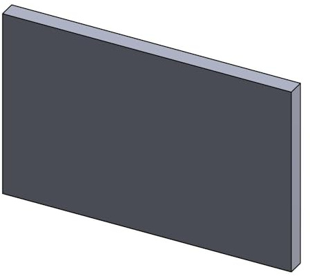 Heizgasumlenkplatte unten 420x270x25mm (Schamotte) passend für Techfire**