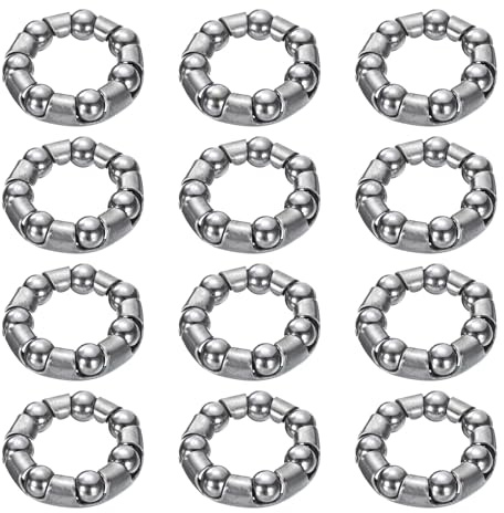 sourcing map Bicycle Crank Ball Bearing, Replacement Ball Bearings for Bottom Bracket Bearings Bike Wheel Frame Bearing Repair