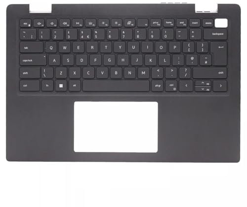 TECHNOLOGYVS PALMREST REPLACEMENT FOR LATITUDE 3420 04PX9K 4PX9K UK BACKLIT KEYBOARD PALM REST TOP CASE UPPER TOP COVER BLACK