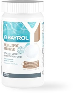 BAYROL Metal Spot Remover 0,8 kg – Polvo eficaz para Eliminar Manchas de óxido en la Piscina – Limpiador de Piscinas