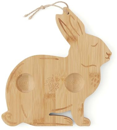 Cooksmart Forest Fable Acorn Shaped Bamboo Breakfast Board | British Designed Woodland-Inspired Chopping & Serving Board | Eco-Friendly & Durable Kitchen Accessory | Handwash Only