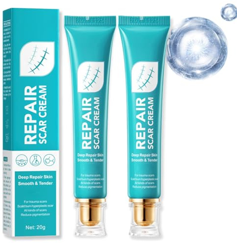 2pcs Scar Cream for Men And Women, Scar Repair Cream, Skin Smoothing Firming, Skin Scar Removal Repair for Surgical Scars