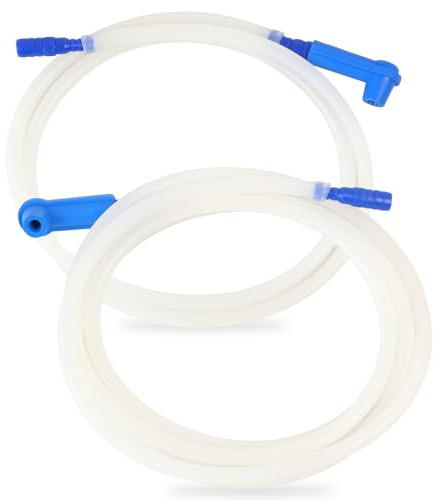 Zssxysm 2 Stück Bremsfluessigkeits Schlauch, Bremsflüssigkeit Schlauch Auto, Bremsenentlüfter Motorrad Hose, Bremsenentlüftungsgerät, Bremsen Entlüftungsgerät, 1.2M & 2M
