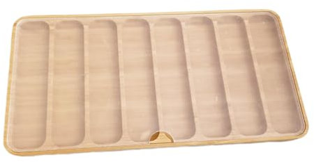 Ruarby Tragbare Uhrensammelbox, stilvolle Holz-Uhrenaufbewahrung, Display-Halter mit schützender Polsterung und transparentem Deckel