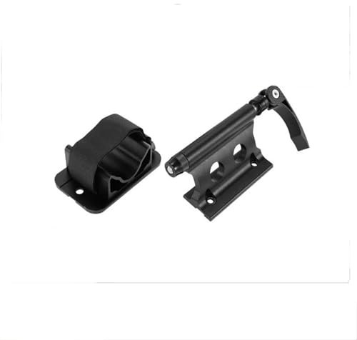 NYSQOFMB Barre Toit Bagages Ensemble Universel Porte-Fourche Avant Et Support Roue Arrière pour Vélo, Porte-Fourche en Aluminium À Dégagement Rapide, Porte-vélos sur Le Toit