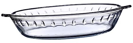 POPETPOP Plaque De Cuisson pour Gâteau Plateau De Conservation Alimentaire Plat De Cuisson pour Micro-Ondes Riz Cuit Au Four Plateau De Poisson