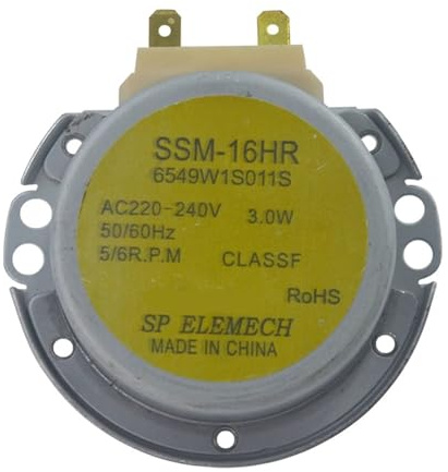Compatible Con LG, Motor De Plato Giratorio For Microondas De 220 V SSM-16HR 6549W1S011S