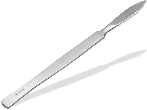 Stumpfes Skalpell Hornhautschaber Creme-Schaber Spachtel aus Edelstahl