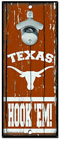 Wincraft université du Texas en Bois Décapsuleur Mural
