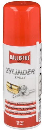 BALLISTOL Zylinder-Spray 50 ml Pflege-Spray zur Reinigung Zylindern und Schlössern