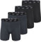 New Balance Men's Standard 5 Performance No Fly Boxer Brief (4 Pack), Thunder/Thunder/Black/Black, X-Large