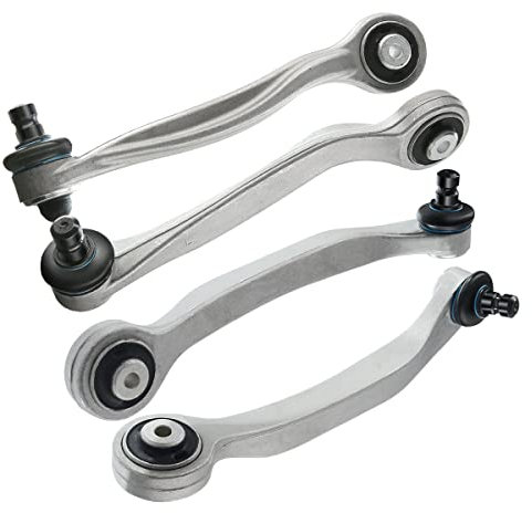 Lot de 4 bras de suspension avant supérieur compatible avec A6 A6 Allroad A8Phaeton 4F2 C6 4F5 2002-2016 8E0407693AG