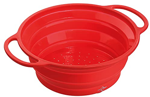 Seiher, faltbar, 24 cm, rot