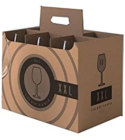 Acan Tradineur - Pack de 6 Copas - Modelo XXL - Capacidad: 730 ml - Ideal para Vino - Aptas para lavavajillas - Tamaño Aprox: Ø 7,2 x 22,5 cm