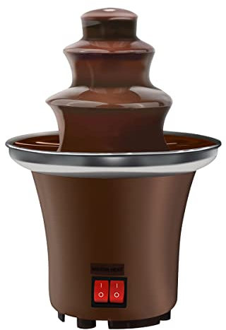 Máquina de fuentes de chocolate de 3 niveles, fuente de fondue de chocolate de acero inoxidable, fácil de montar, perfecta para queso, salsa de barbacoa, dulces, caramelo, licores o bodas de fiesta