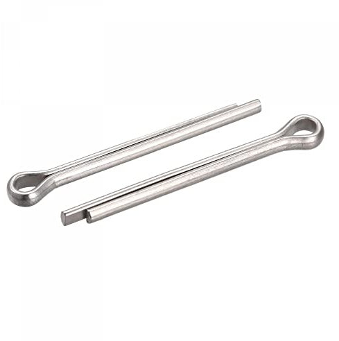 sourcing map 15Stk. Geteilter Splint 3mm x 25mm 316 Edelstahl Klipp Befestigung für Automobilindustrie Mechanik Silber