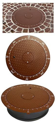 RWT Koops Zisterne Regenwasser Flachtank 5000 inkl. Kranentladung (Rostbraun Stahldeckel)