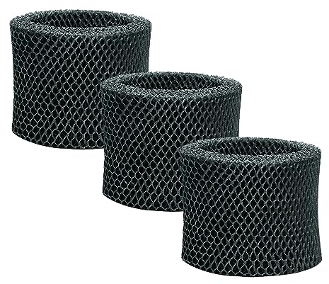 3er FY2401 für Philips HU4801, HU4803, HU4811, HU4813, HU4814 Ersatzfilter | Verbesserte und verdickte Aktivkohle Luftbefeuchter Filter, Ersatzteil FY2401/30