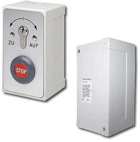 Schlüsseltaster Schlüsselschalter AP Aufputz geba S-APZ 2-2T Tor Antrieb Motor