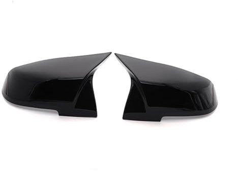 Rückspiegelgehäus Für 1 2 3 4 Serie F20 F30 F31 F32 F36 2012 - UP 320i 328i 330d 335i Für M3 Für M4 Look Ersatz-Spiegelabdeckung Aus Kohlefaser Tür Spiegelkappen (Color : Black M Look)