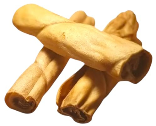 Ziegen-Haut gerollt, Ziegenhautrolle, Ziegenhaut, 1kg, Hundekauartikel aus 100% Ziege, hypoallergen, ohne jegliche Zusätze