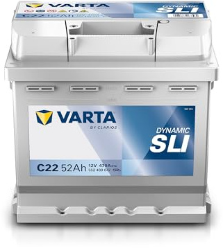 VARTA Batterie 52, Ah 470, A/EN 552400047K262 L 207mm B 175mm H 190mm Compatible avec VW Golf V 3/5 portes 1K1 Golf VI 3/5 portes 5K1 Polo V 3/5 portes 6R1, 6C1 Polo IV 3/5 portes 9N, 9A