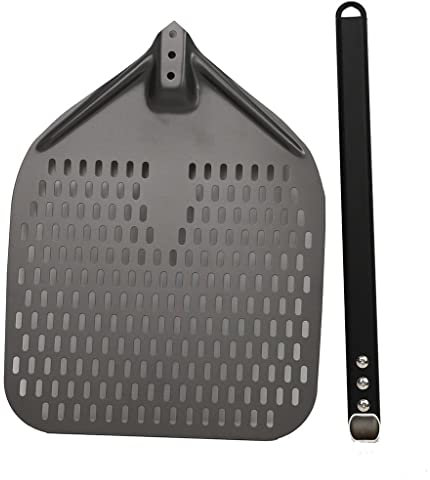 Wdfnexalai Pelle à pizza professionnelle en aluminium avec manche Dura Mater 30,5 cm 40 cm