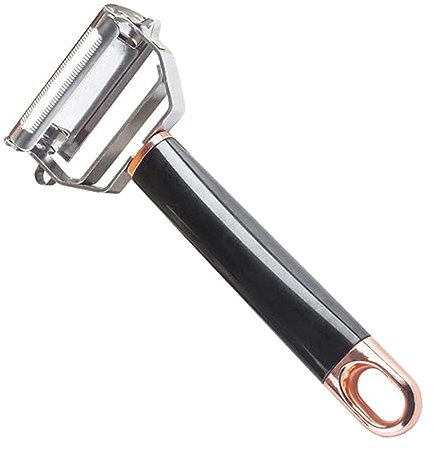 NAMOARLY 1pieza Rallador De Verduras Multifuncional De Inoxidable Pelador De Frutas y Verduras Para Cocina Para Patatas y Zanahorias Herramienta Práctica Para Uso Doméstico y Profesional