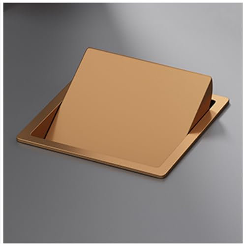 Scivolo da incasso in acciaio inox – Pattumiera da cucina integrata con coperchio basculante per bagno, hotel e ristorante