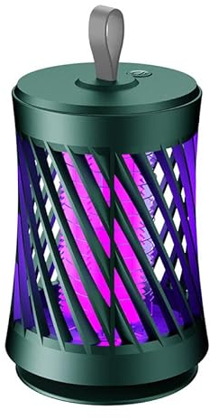 Electric Insect Killer Lamp(Portable USB Powered) for Mosquito and Pest Control,Indoor Insecticide,Mosquito Lamp,with purple light, suitable for home, garden, garden, etc. (Green)