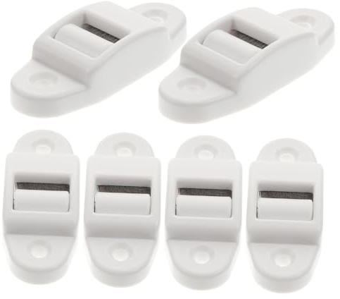 Garneck 6pcs 14mm Plastic Belt Guide Roller for Roller Shutter Surface-mounted Strap Belt Guide Dust Removal Brush Mini Plastic for Shutter Repair and Maintenance