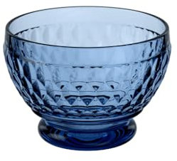 Villeroy & Boch Boston Coloured Coppetta, Vetro Cristallo, Blu, 114 x 114 x 8.1 cm