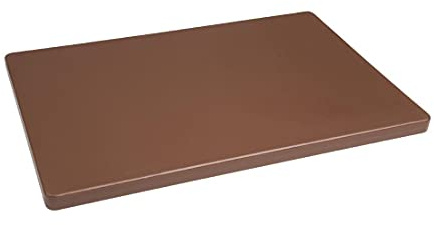 Hygiplas Thick Chopping Board, Polyethylene, Brown, 20 x 450 x 300 mm | Promotes kitchen hygiene with a non-absorbent, easy-to-clean surface designed for busy commercial environments.
