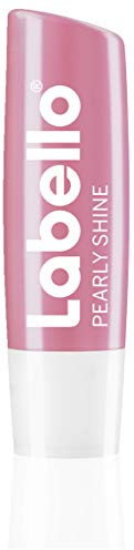 Labello Pearly Shine im 1er Pack (1 x 4,8 g), Lippenpflegestift mit zart schimmerndem Finish, intensive Lippenpflege ohne Mineralöle