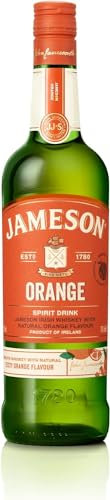 Jameson Orange Flavoured Irish Whiskey | 30% ABV | 70CL | Triple Distilled Irish Whiskey | Zesty Orange Citrus Fruit with Sweet Undertones | Subtly Sweet and Perfectly Balanced Irish Whiskey