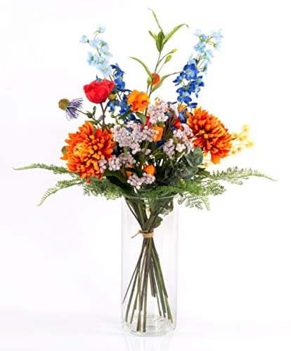 artplants.de Konstgjord sommarbukett LOLANA, riddarsporre, 80 cm, Ø50 cm