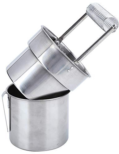 Natudeco Artist Paint Brush Cleaning Bucket Double Layer Filtration Basin Portable Stainless Steel Brush Cleaner Office School Supplies for Sketching Painting