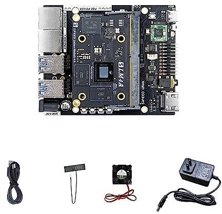 youyeetoo Licheepi 4A RISC-V Ordinateur de bureau à carte unique - RISC-V CPU TH1520 @ 2,0 GHz - 4 tops @ INT8 (1GHz) - 8 Go/16 Go de RAM - 32 Go/128 Go eMMC (Pi 4A 16 + 128 Go)