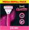 WILKINSON SWORD - Quattro For Women | Smooth Glide | Packung mit 24 Rasierklingen-Nachfüllpackungen
